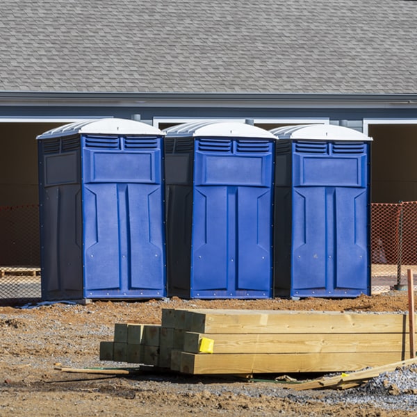 can i customize the exterior of the portable toilets with my event logo or branding in Canterwood Washington